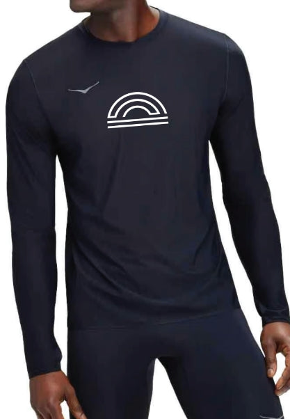 HOKA Runaway Sydney Half Marathon Men's Airolite Run Long Sleeve  - Black