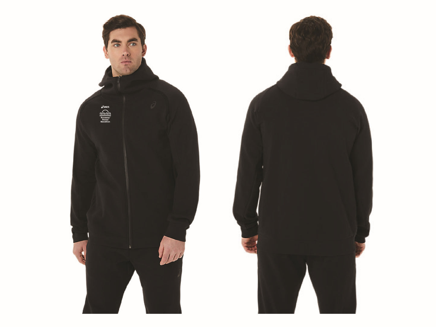 Runaway Noosa Marathon Mens ASICS Full Zip